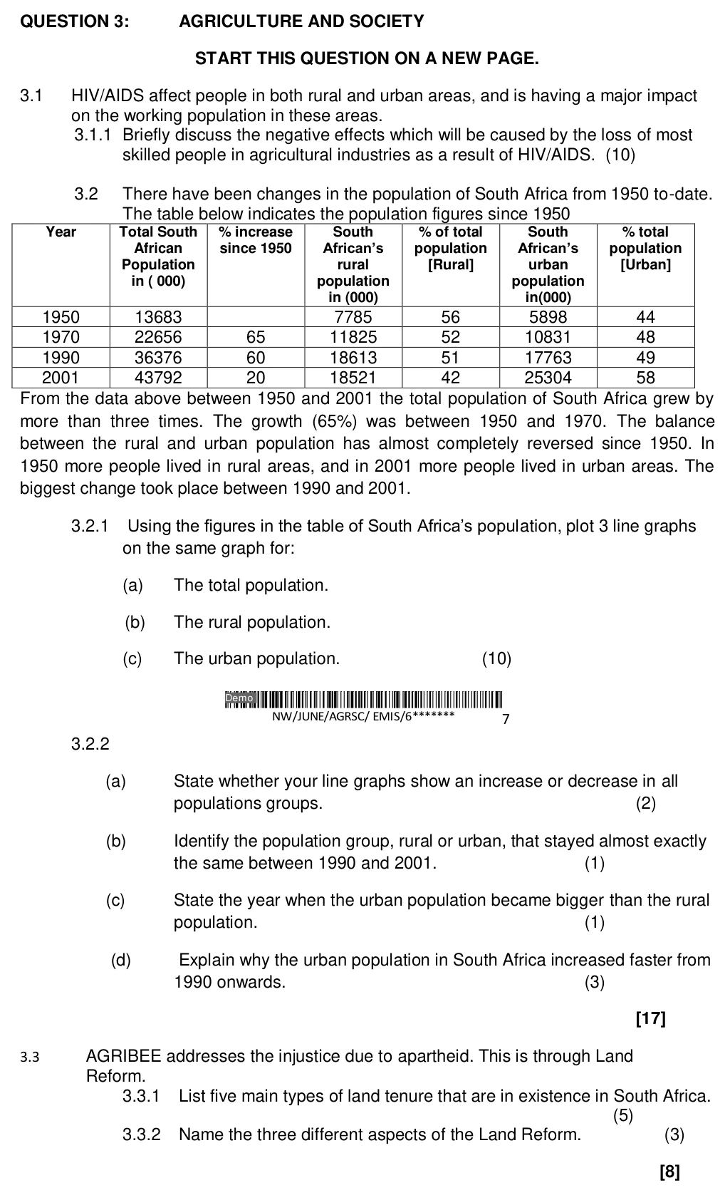 Grade 10 Business Studies Concept of Quality practice question