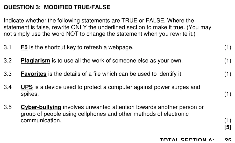 Grade 11 Computer Applications Technology Systems Technologies — Software & Computer Management practice question