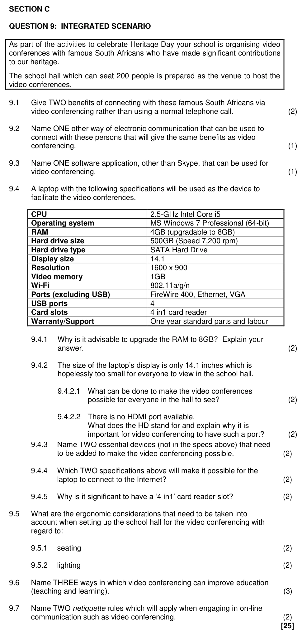 Grade 11 Computer Applications Technology Internet Technologies practice question