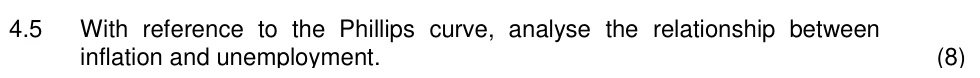 Grade 12 Economics Inflation practice question