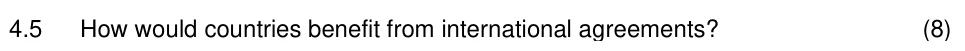 Grade 12 Economics South African economic and social indicators practice question